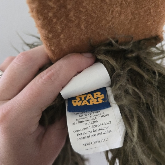 STAR WARS CHEWBACCA with shoulder bag Plush Stuffed Animal - Picture 5 of 6
